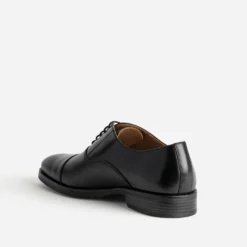 Richelieu noir cuir
