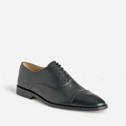 Richelieu noir cuir Cousu Blake