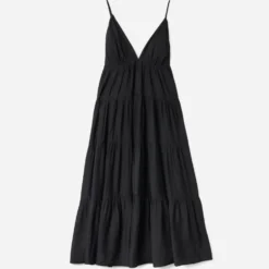 Robe fines bretelles TEXTO noire