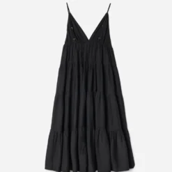 Robe fines bretelles TEXTO noire