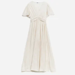 Robe longue TEXTO beige