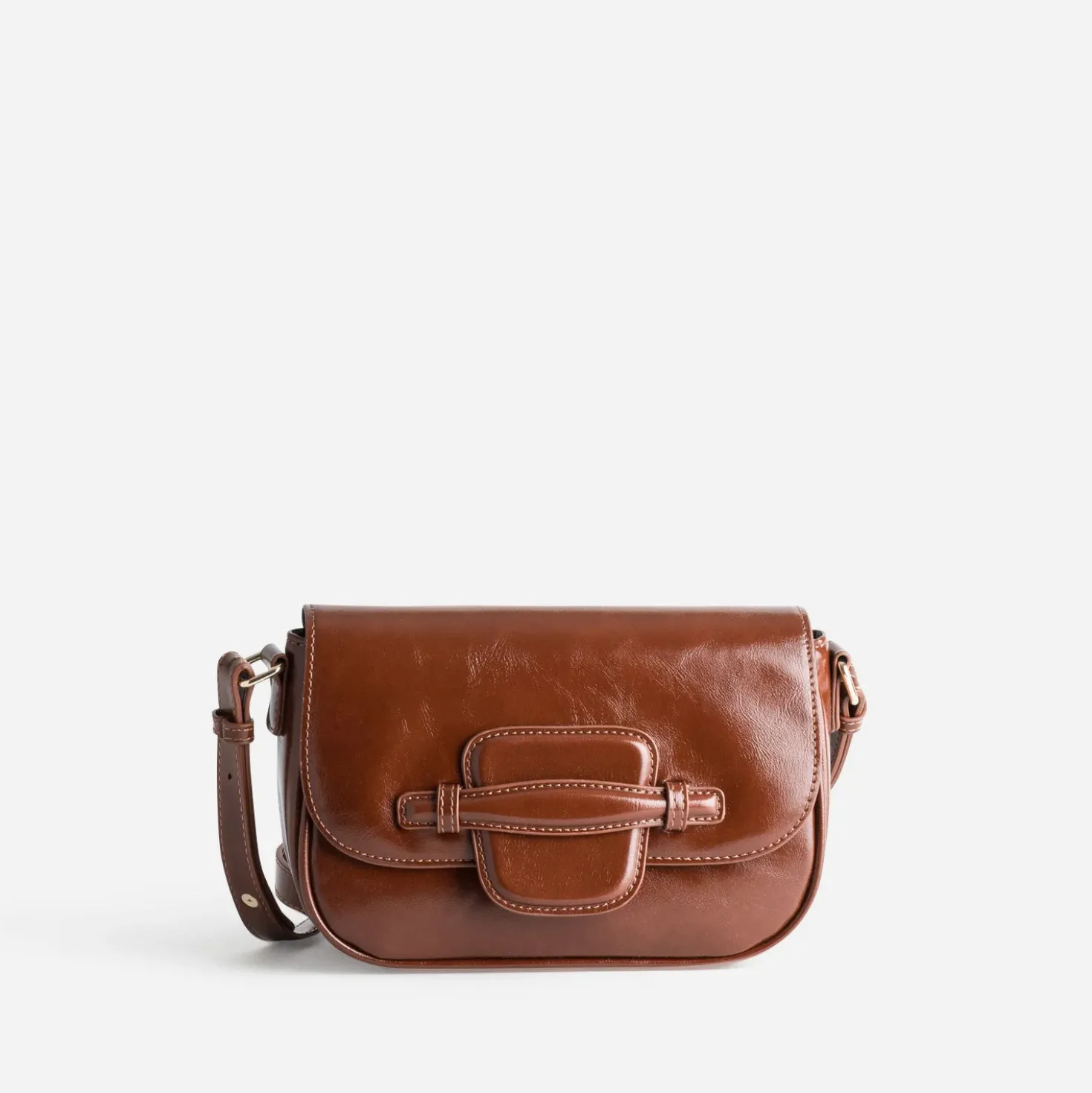 Sac bandoulière cognac