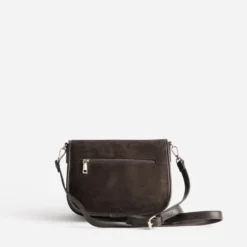 Sac bandoulière marron deux compartiments