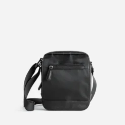 Sac bandoulière noir homme