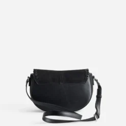 Sac bandoulière TEXTO noir suédé