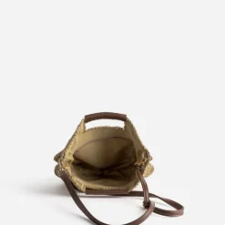 Sac beige tressé