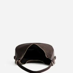 Sac besace marron suédé