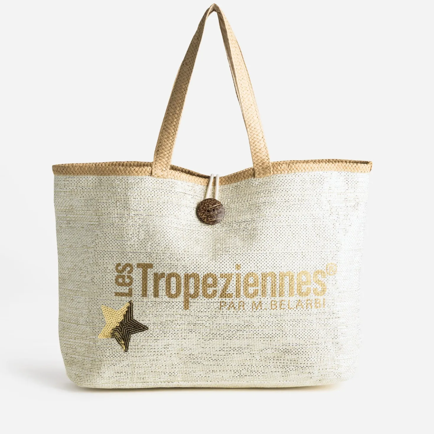 Sac cabas LES TROPEZIENNES beige