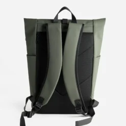 Sac à dos kaki mat toucher gomme