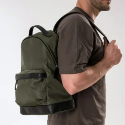 Sac à dos kaki nylon