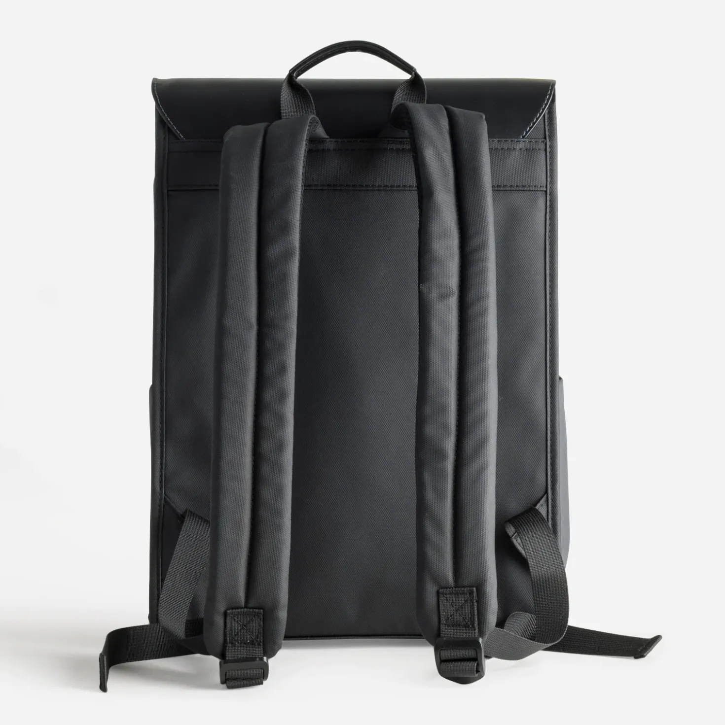 Sac à dos noir bi-matière