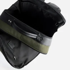 Sac à dos-valise kaki nylon compatible format cabine