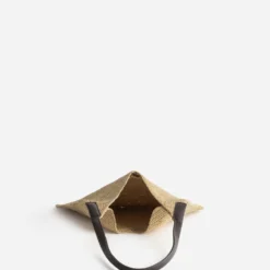 Sac Hobo beige paille tressée