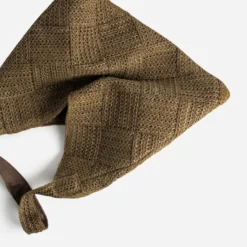 Sac hobo kaki tressé