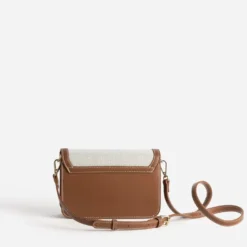 Sac à main beige et camel