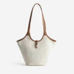 Sac à main beige et camel