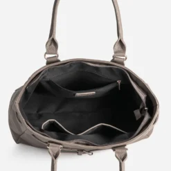 Sac à main beige foncé ceinturé