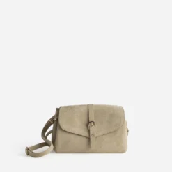 Sac à main beige suédé
