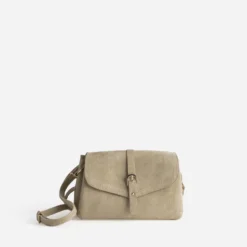 Sac à main beige suédé