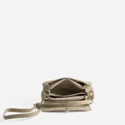 Sac à main beige suédé