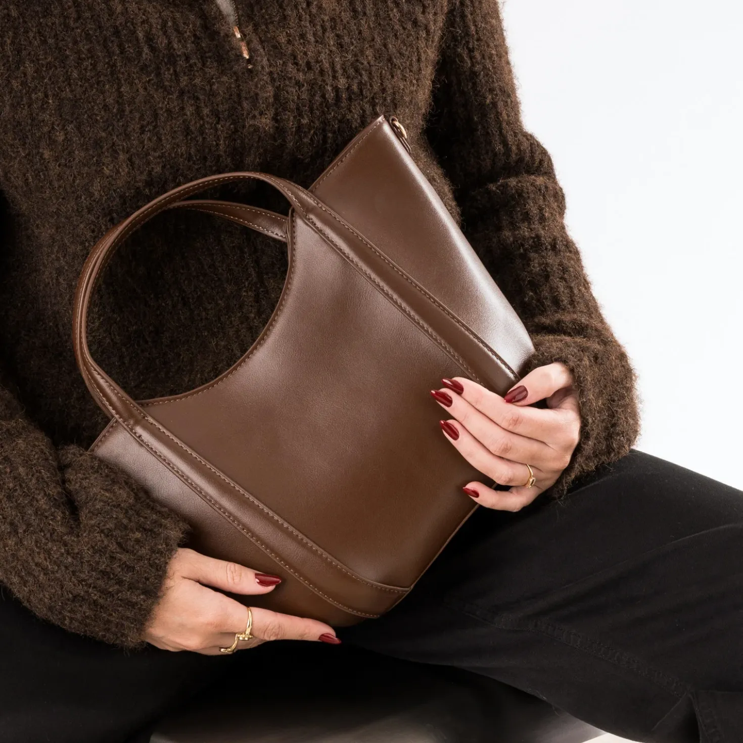 Sac à main cognac