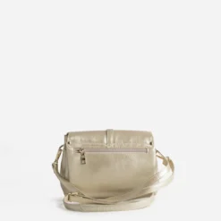 Sac à main doré deux compartiments