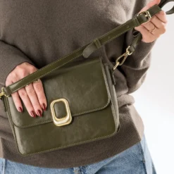 Sac à main kaki