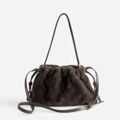 Sac à main marron