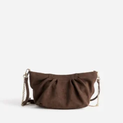 Sac à main marron deux bandoulières