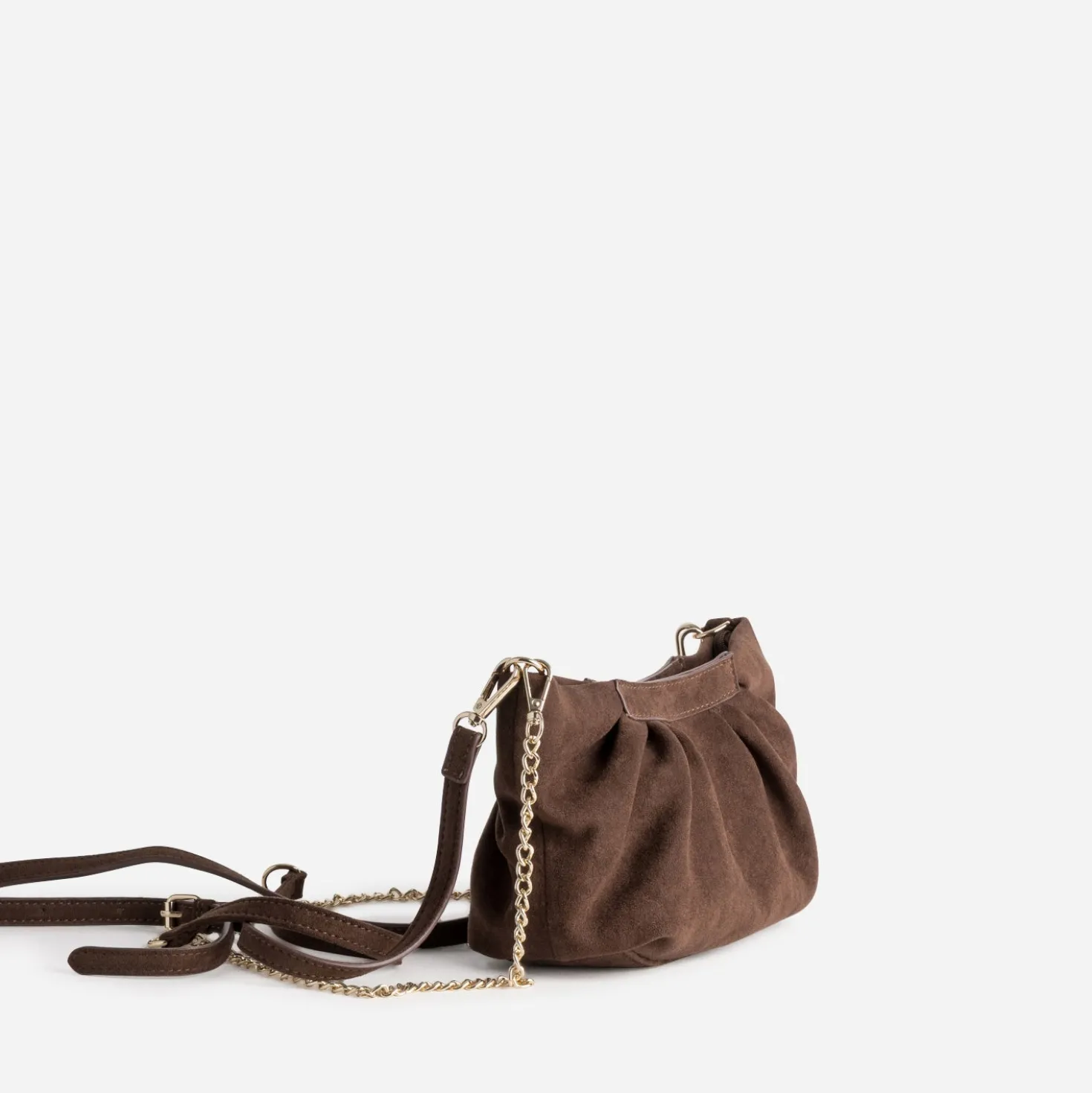 Sac à main marron deux bandoulières