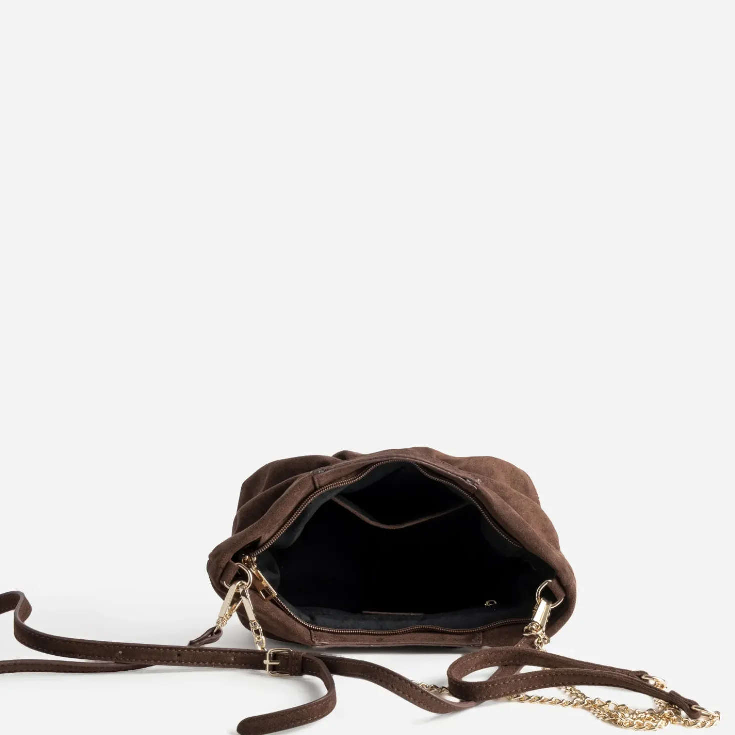 Sac à main marron deux bandoulières