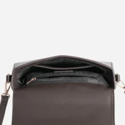 Sac à main marron métalleries dorées