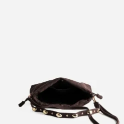 Sac à main marron suédé