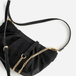 Sac à main noir deux bandoulières
