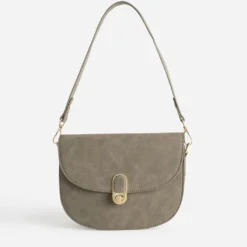 Sac à main taupe deux bandoulières amovibles