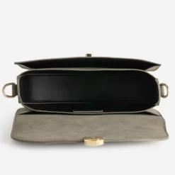 Sac à main taupe deux bandoulières amovibles