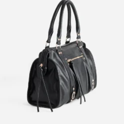 Sac à main TEXTO noir souple