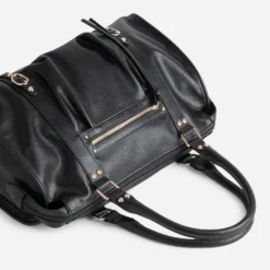 Sac à main TEXTO noir souple