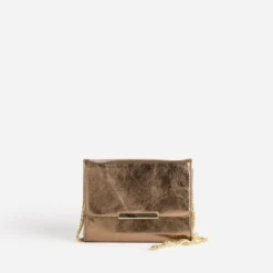Sac pochette bronze