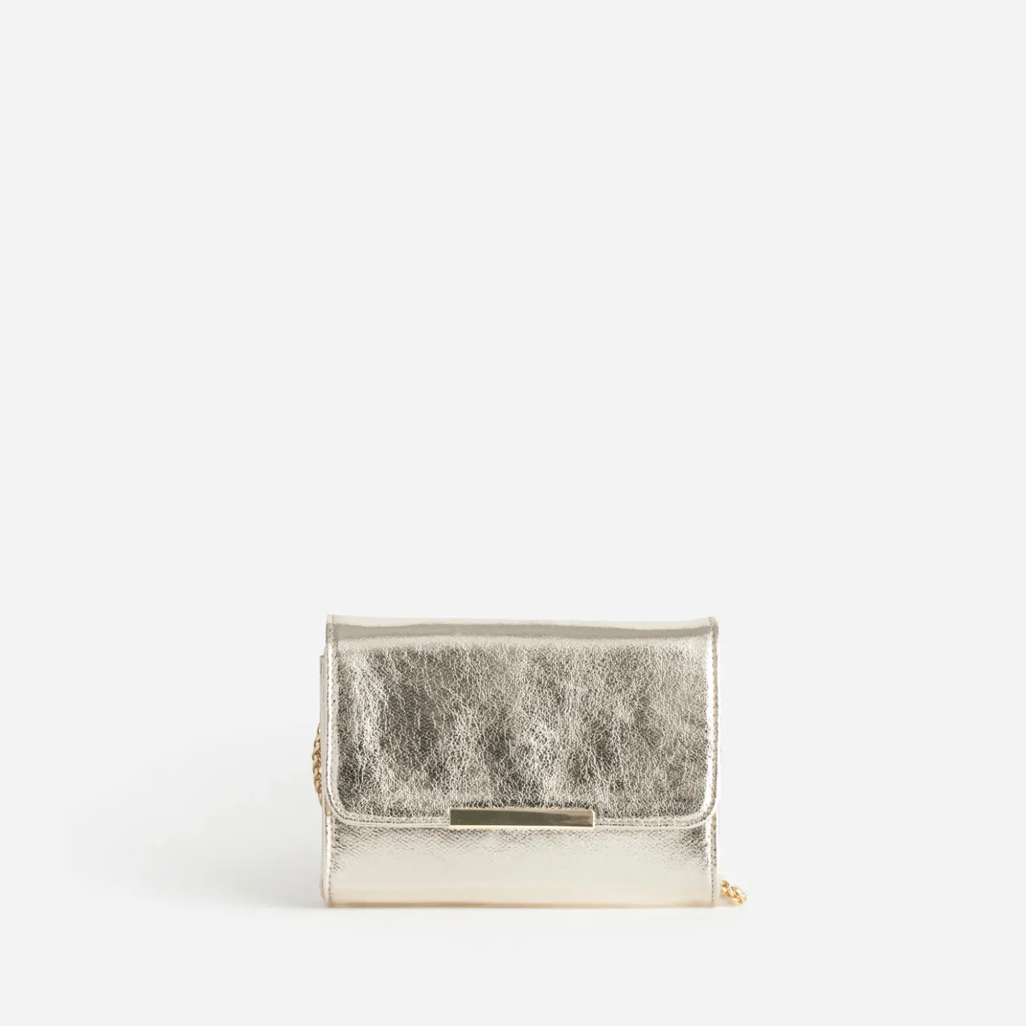 Sac pochette or