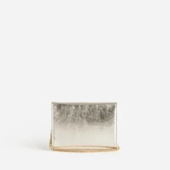 Sac pochette or