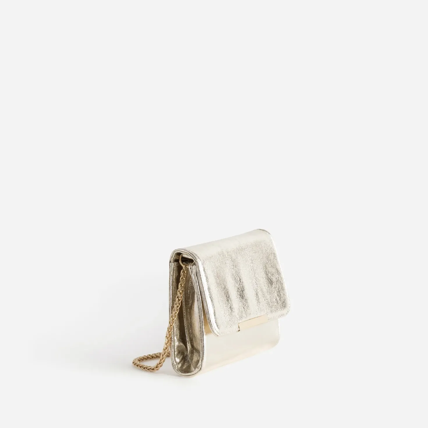 Sac pochette or