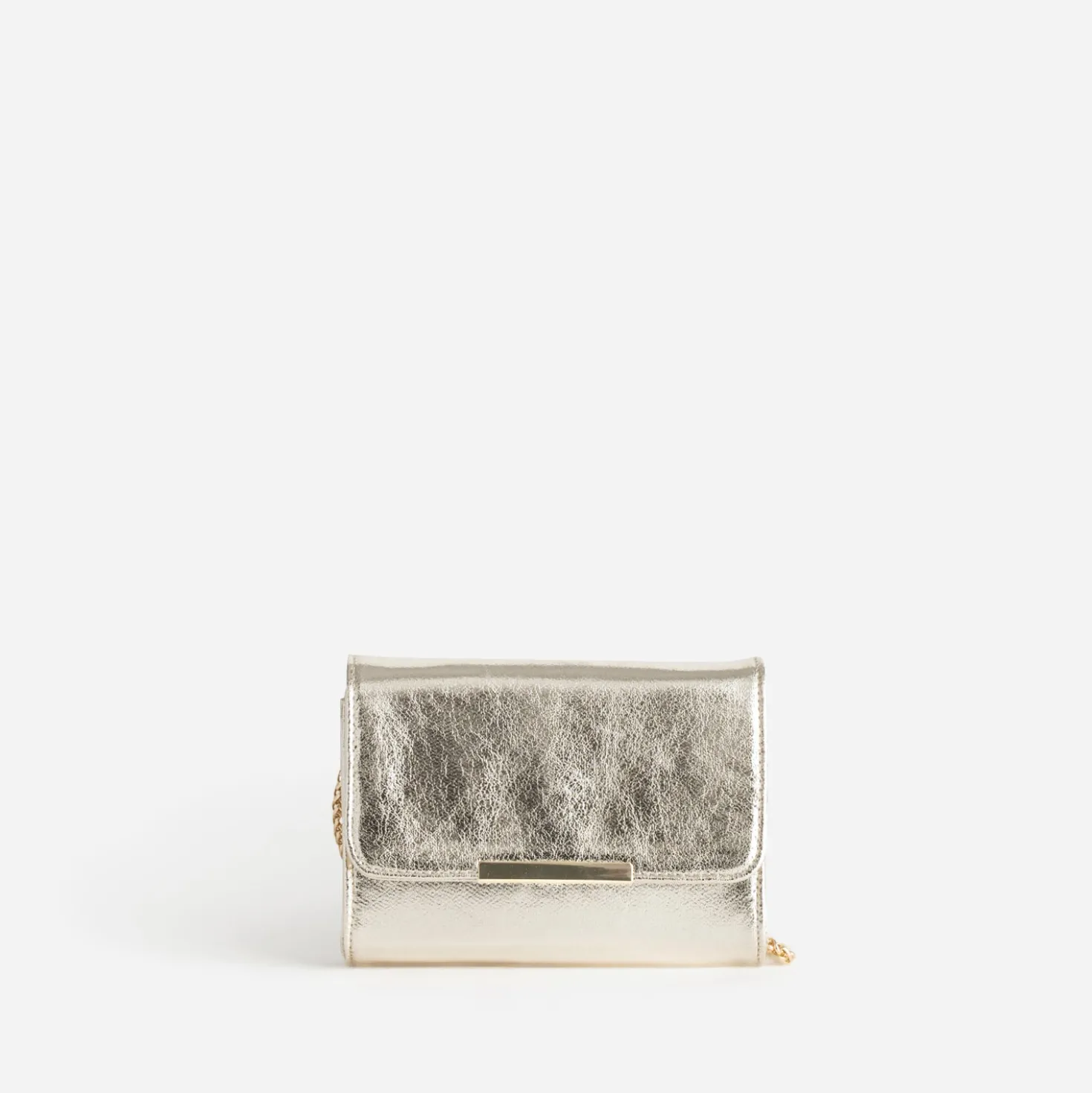 Sac pochette or