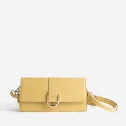 Sac TEXTO jaune à double-anse