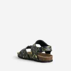 Sandale anatomique BUGGY marine motif dinosaures
