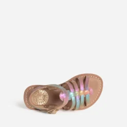 Sandale BUGGY arc-en-ciel cuir