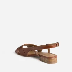 Sandale ERAM FLEX camel cuir