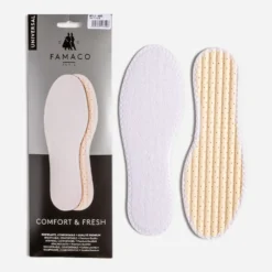 Semelles FAMACO blanches coton lavables