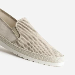 Slip-on beige bi-matière