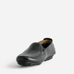 Slip-on FRANCE ARNO noir cuir